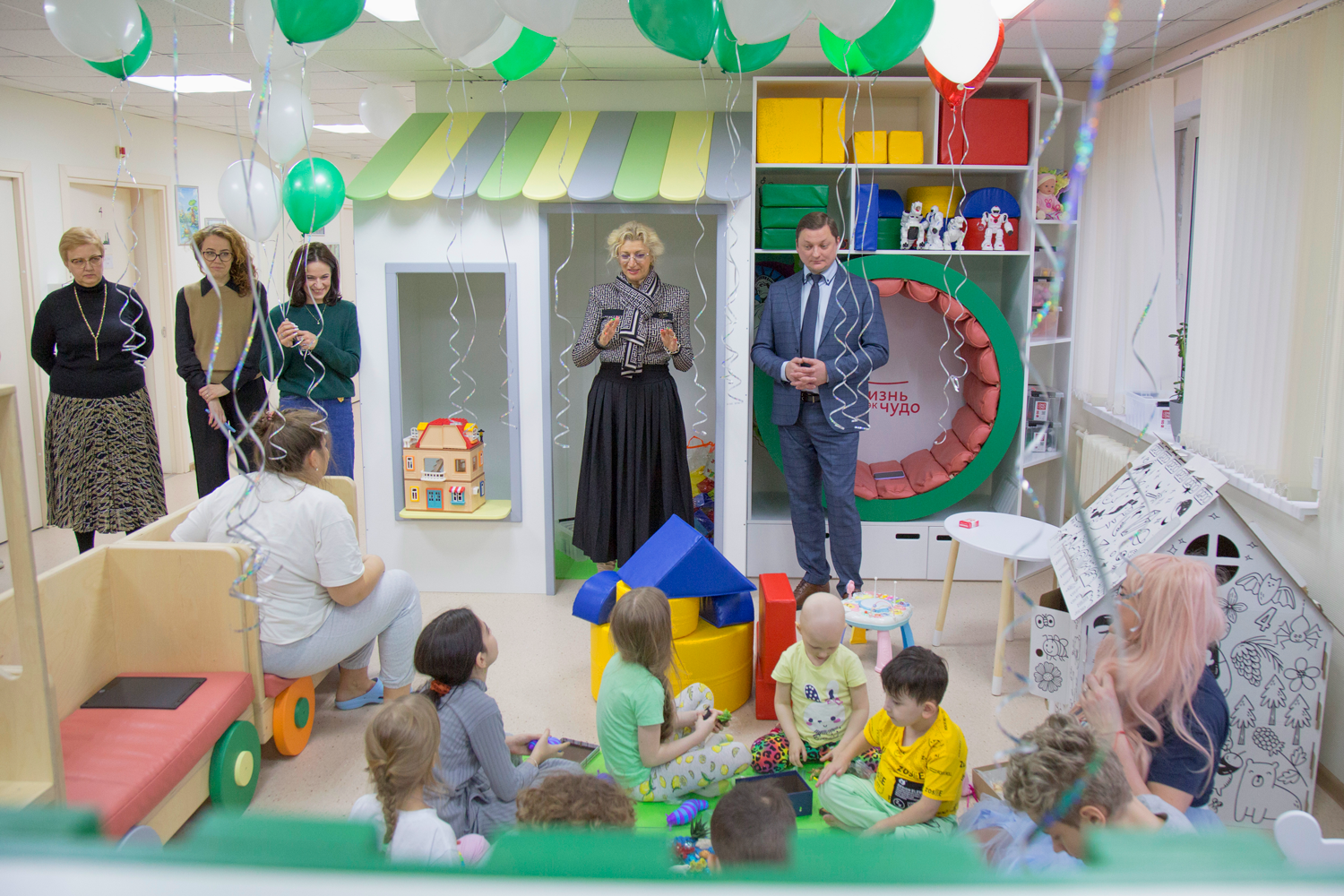 Детская комната созданная при поддержке благотворительного фонда Жизнь как чудо