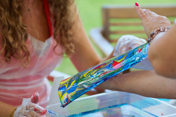 Мастер-класс по рисованию в технике эбру